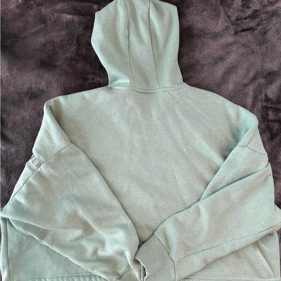 UNDER ARMOUR Green Hooded Sweatshirt Hoodie Loose Fit Womens Size M - Picture 4 of 12